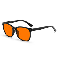 Black Frame / Orange Lens